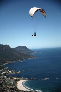 Paragleiding beim Cape Town Man