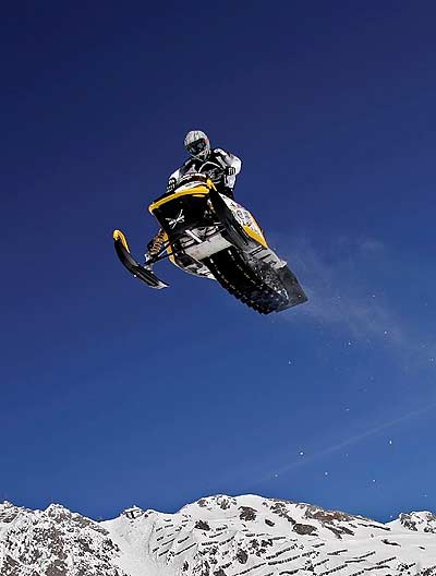 Snowmobile kommen erstmals zum Air & Style in M�nchen Foto: Flo Hagena