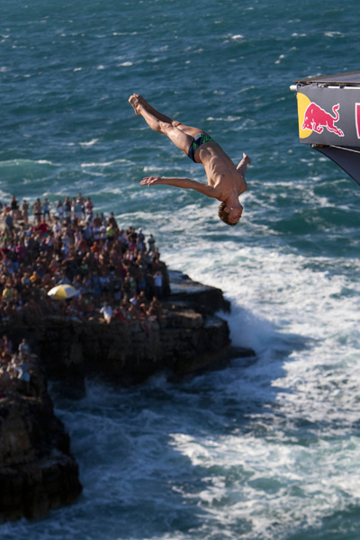 Red Bull Cliff Diving Series 2009 Italien Foto: Balazs Gardi und Damiano Levati
