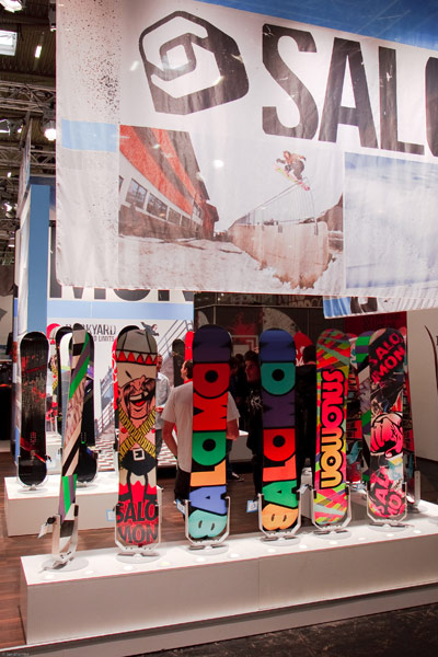 Salomon: Schnurrb�rte f�r Snowboarder Foto: Jan Miethke