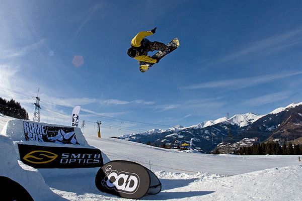 Snowboarder am Maiskogel.  Foto: Andreas Mohaupt
