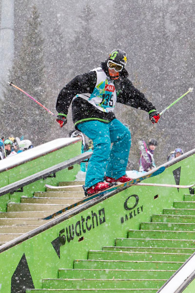 Roy Kittler bei den European Freeski Open 2010.   Foto: Christian Stadler