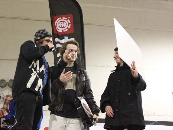 �bergabe des Siegerschecks an Stephan Chamier.   Foto: Veranstalter 