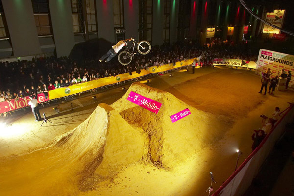 Amir Kabbani �berraschungssieger bei Extreme Playgrounds in Duisburg 2009.  Foto: Tim Dalhoff 