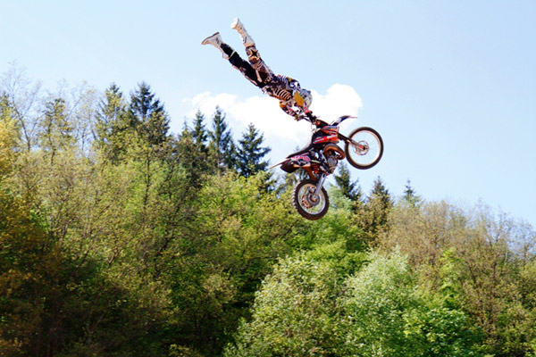 Luc Ackermann beim Flight Club 2010 in Wissen.  Foto: Oktanmedia