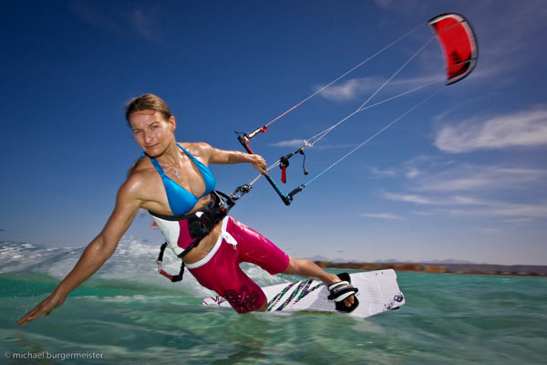 Kristin Boese in Action.  Foto: Bestkiteboarding.com