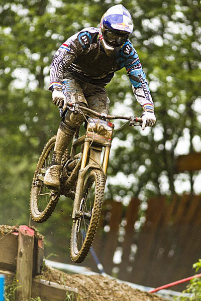 UCI Mountainbike Downhill World Cup in Leogang 2010.  Foto: Victor Lucas