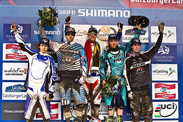 UCI Mountainbike Downhill World Cup in Leogang 2010.  Foto: Victor Lucas