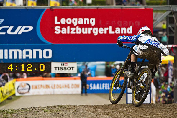 UCI Mountainbike Downhill World Cup in Leogang 2010.  Foto: Victor Lucas