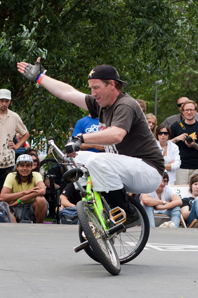 BMX Masters 2010 in K�ln Flatland.  Foto: Martin Schulz von global-flat.com