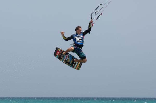 Kiteboard-Worldcup 2010 auf Fuerteventura.  Foto: Claus D�pelheuer
