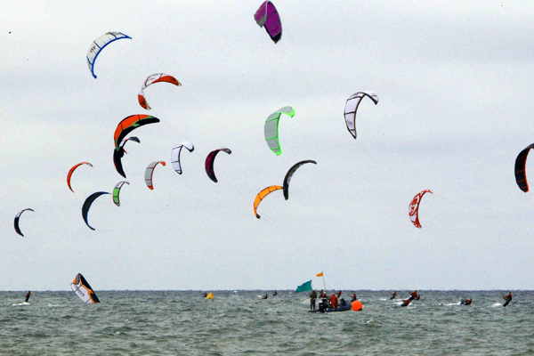 Race Kitesurf Trophy Fehmarn.  Foto: Veranstalter
