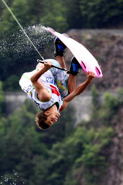 Wakeboard EM am Boot in Fagersta.  Foto: Sam Strauss