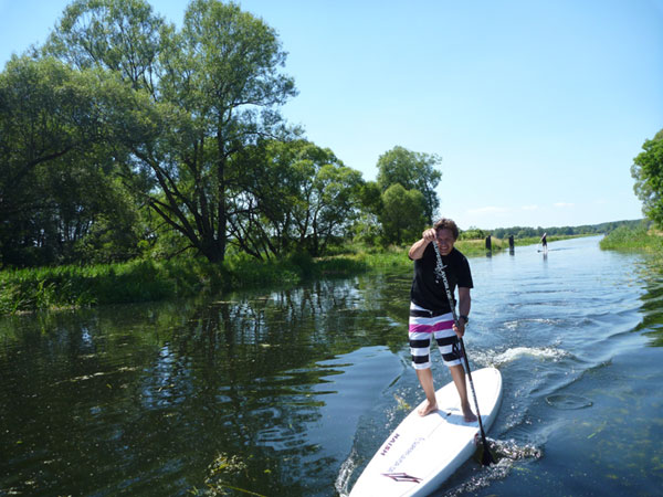 Stand Up Paddle GPS Race in Orth.  Foto: Veranstalter