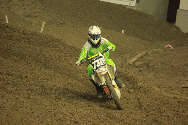 Daniel Sedlak beim Supercross in Lahti. 