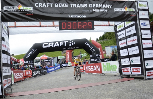 Kurz vor dem Ziel.  Foto: CRAFT BIKE TRANS GERMANY powered by NISSAN