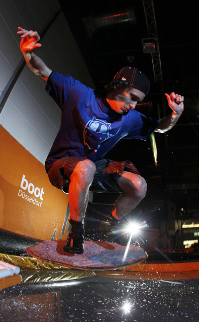 Skimboarden auch der boot in D�sseldorf.  