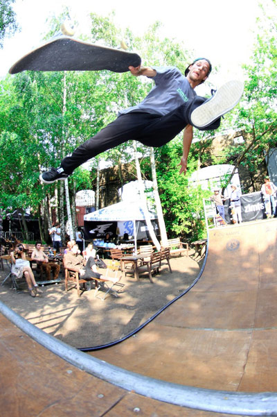 Ivo Schneider beim Clash in Berlin.  Foto: Cedric Romanens