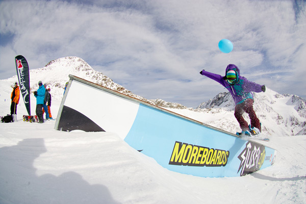 Snowpark Opening auf dem Stubaier Gletscher.  Foto: Peter Fettich