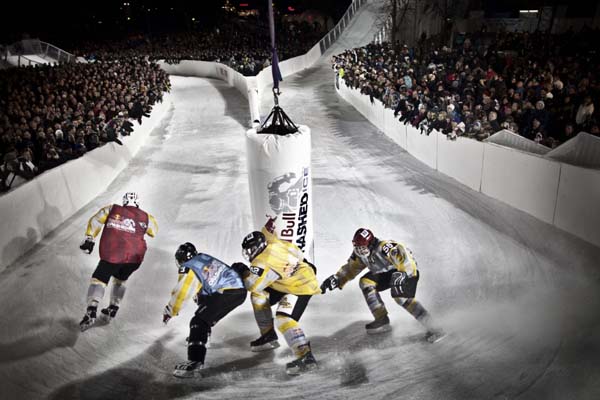 Red Bull Crashed Ice World Championships 2012.  Foto: Red Bull Content Pool Balazs Gardi