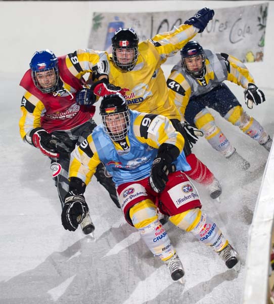 Red Bull Crashed Ice World Championships 2012.  Foto: Red Bull Content Pool Balazs Gardi