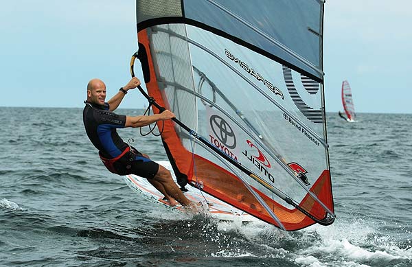 Bernd Flessner beim Deutschen Windsurf Cup in Boltenhagen 